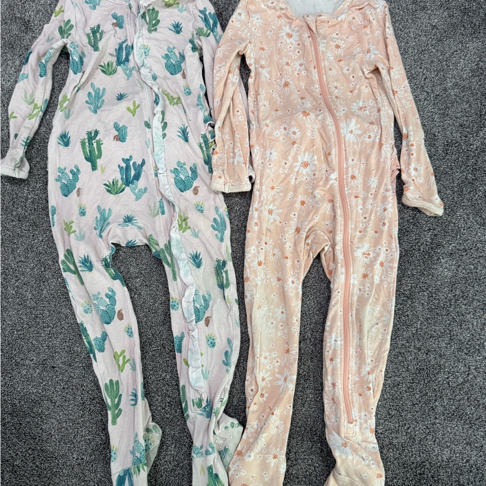 Floral and Cactus Print Kids One Pieces Angel dear